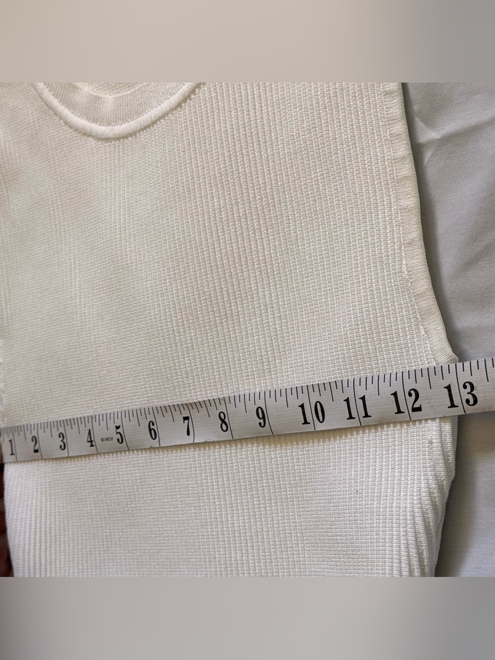 Babaton Cream Ribbed Cropped Tank Top - Picture 8 of 9